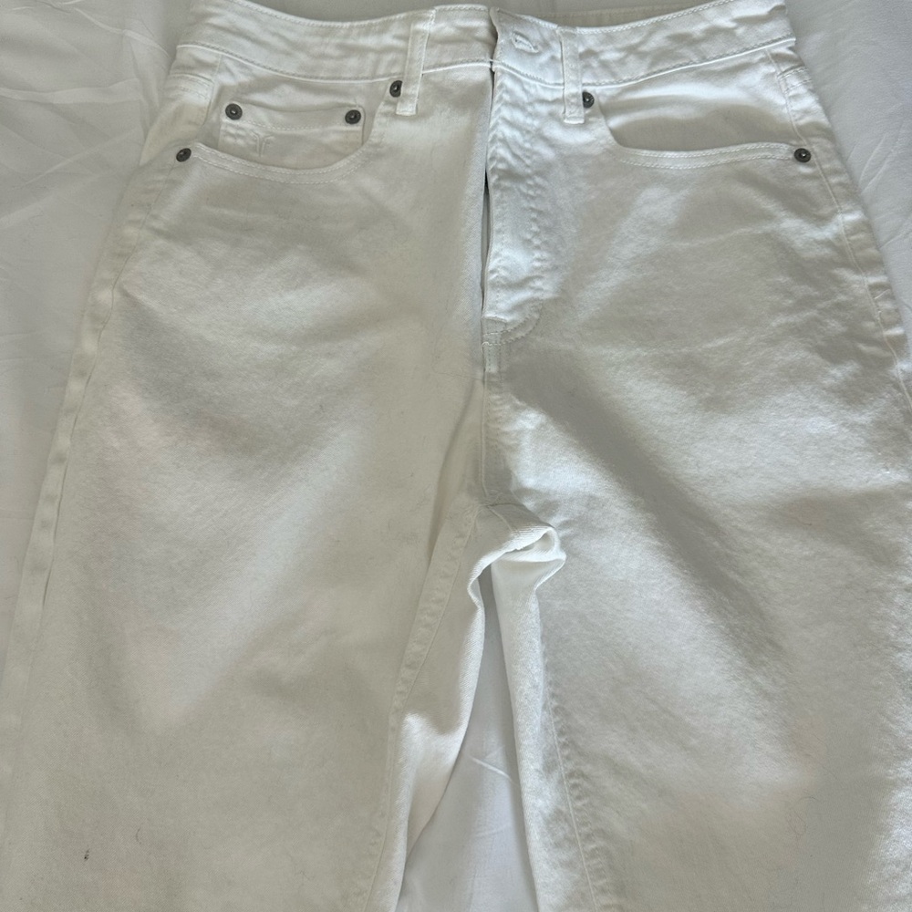 Frye Women's Straight Leg Jeans in White